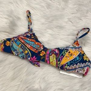 Trina Turk Moroccan Paisley Bikini Top Size 4